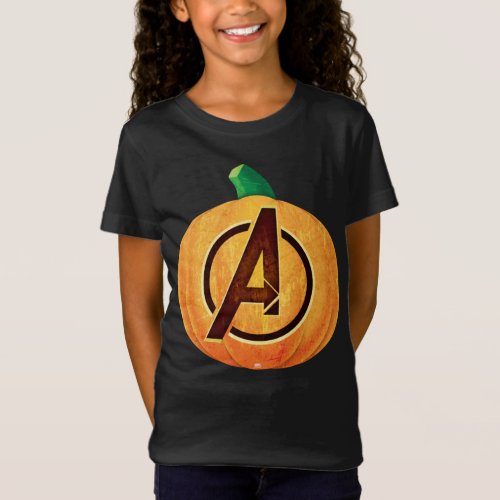 Avengers Classics  Avengers Logo Jack_o_lantern T_Shirt