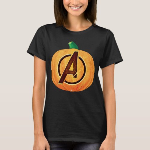 Avengers Classics  Avengers Logo Jack_o_lantern T_Shirt