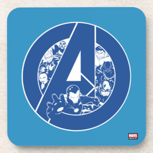 Avengers Classics Avengers Outlines In logo Beverage Coaster