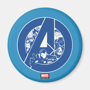 Avengers Classics Avengers Outlines In logo Magnet