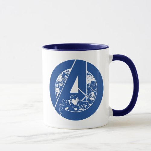 Avengers Classics  Avengers Outlines In logo Mug