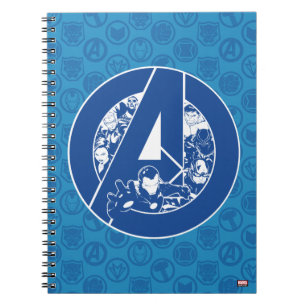 Avengers Classics Avengers Outlines In logo Notebook