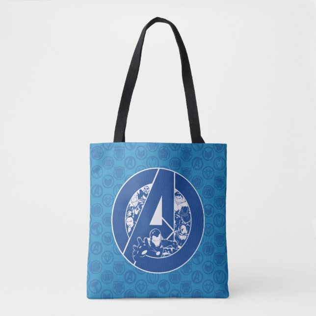 Avengers Classics | Avengers Outlines In logo Tote Bag (Front)