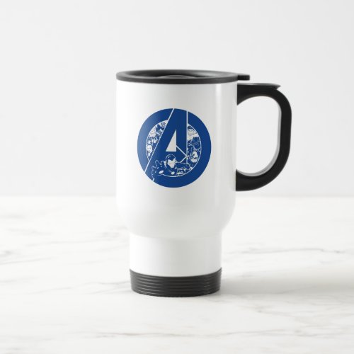 Avengers Classics  Avengers Outlines In logo Travel Mug