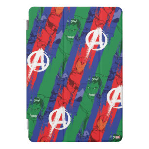 Avengers Classics Avengers Paint Stripes Pattern iPad Pro Cover
