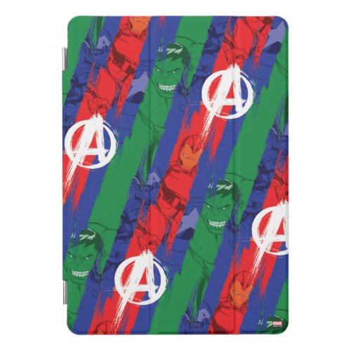 Avengers Classics  Avengers Paint Stripes Pattern iPad Pro Cover