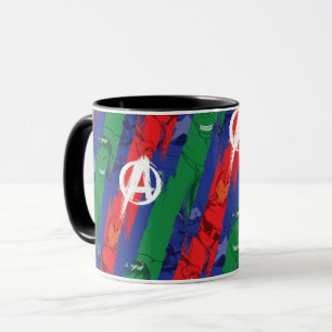 Avengers Classics   Avengers Paint Stripes Pattern Mug
