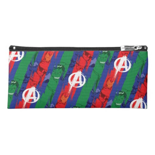 Avengers Classics  Avengers Paint Stripes Pattern Pencil Case