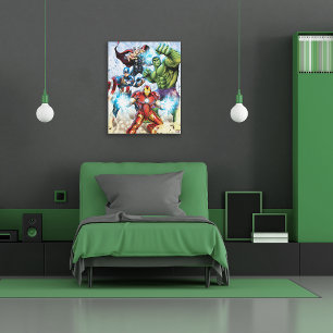 Avengers Classics   Avengers Prepared To Attack Canvas Print