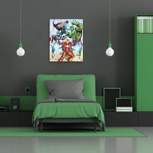 Avengers Classics  Avengers Prepared To Attack Canvas Print