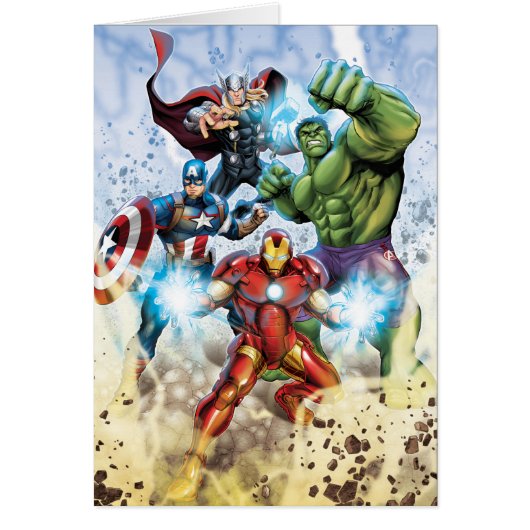 Avengers Classics | Avengers Prepared To Attack Cards (Front)