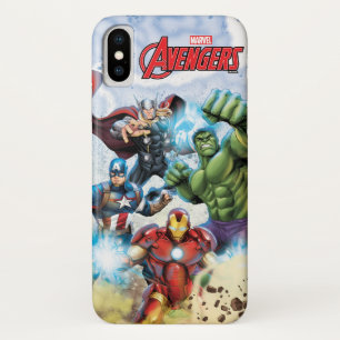 Avengers Classics Avengers Prepared To Attack iPhone X Case