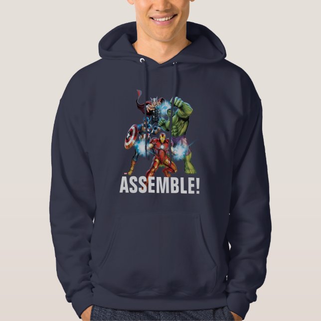 Avengers Classics | Avengers Prepared To Attack Hoodie (Front)