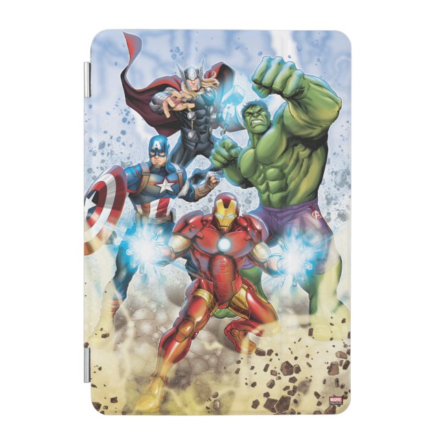 Avengers Classics | Avengers Prepared To Attack iPad Mini Cover (Front)