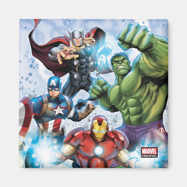Avengers Classics | Avengers Prepared To Attack Magnet (Front)