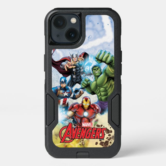 Avengers Classics | Avengers Prepared To Attack Otterbox iPhone Case (Back)
