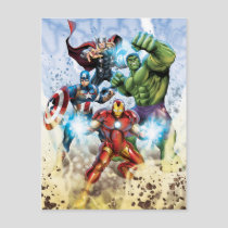 Avengers Classics | Avengers Prepared To Attack Postcard