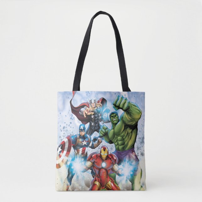 Avengers Classics | Avengers Prepared To Attack Tote Bag (Front)