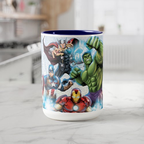 Avengers Classics  Avengers Prepared To Attack Two_Tone Coffee Mug