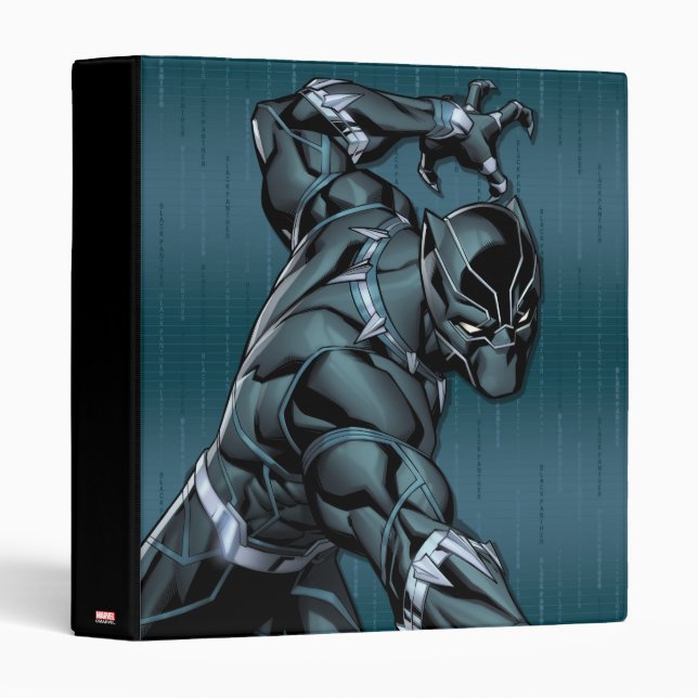 Avengers Classics | Black Panther Claw Attack 3 Ring Binder (Front/Spine)