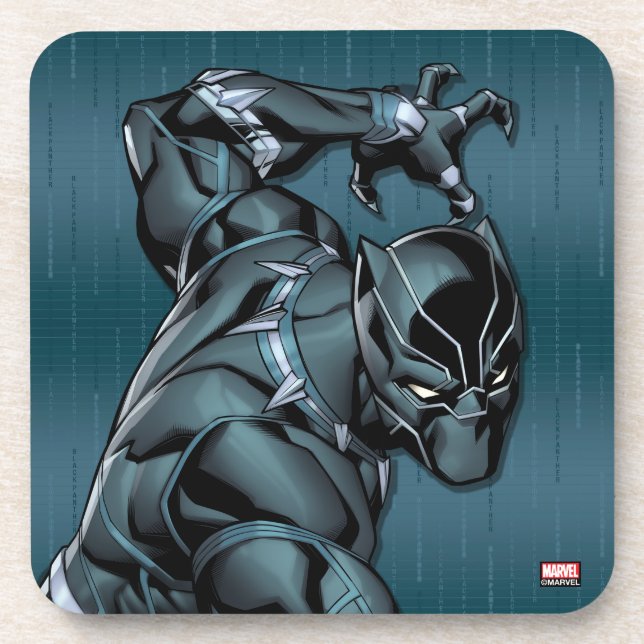 Avengers Classics | Black Panther Claw Attack Beverage Coaster (Front)