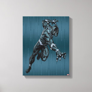 Avengers Classics   Black Panther Claw Attack Canvas Print