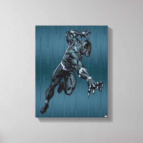 Avengers Classics  Black Panther Claw Attack Canvas Print