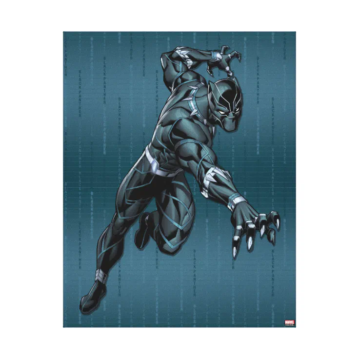 Avengers Classics | Black Panther Claw Attack Canvas Print | Zazzle