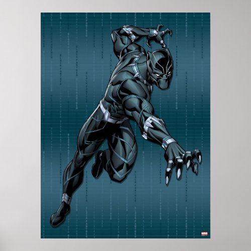 Avengers Classics  Black Panther Claw Attack Poster