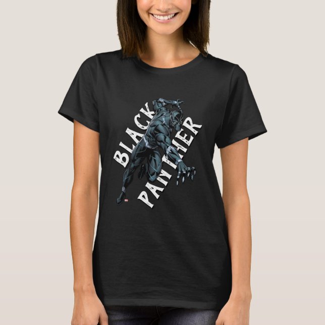 Avengers Classics | Black Panther Claw Attack T-Shirt (Front)