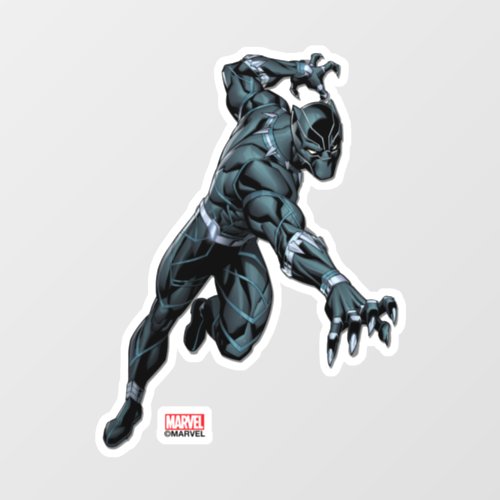 Avengers Classics  Black Panther Claw Attack Window Cling