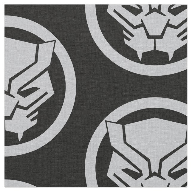 Avengers Classics | Black Panther Icon Fabric (Close Up)