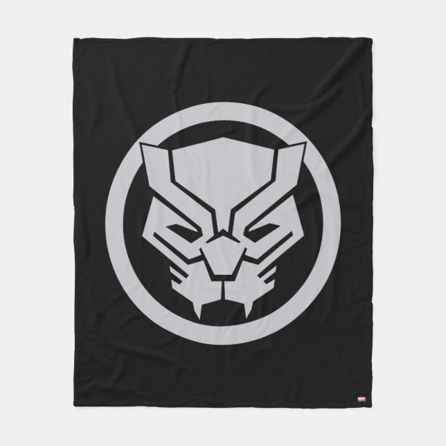 Avengers Classics | Black Panther Icon Fleece Blanket (Front)