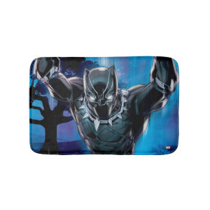 Avengers Classics Black Panther In Tall Grass Bath Mat