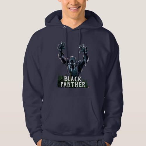 Avengers Classics  Black Panther In Tall Grass Hoodie