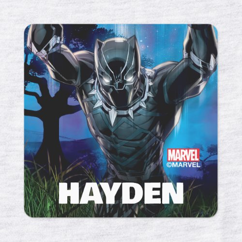 Avengers Classics  Black Panther In Tall Grass Kids Labels