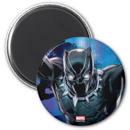 Avengers Classics  Black Panther In Tall Grass Magnet
