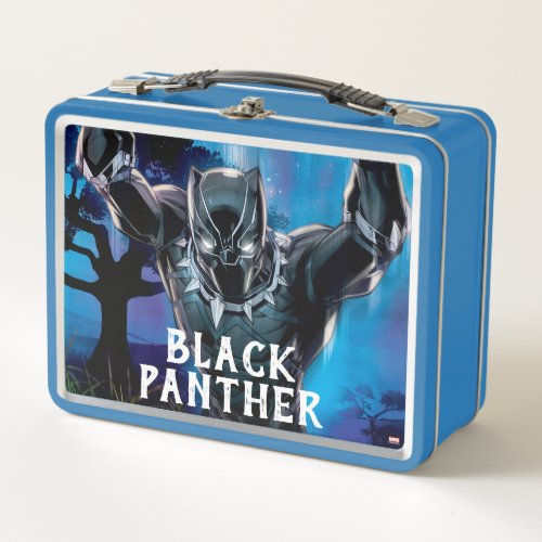 Avengers Classics  Black Panther In Tall Grass Metal Lunch Box