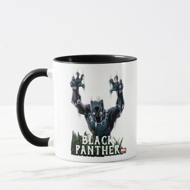 Avengers Classics | Black Panther In Tall Grass Mug (Left)