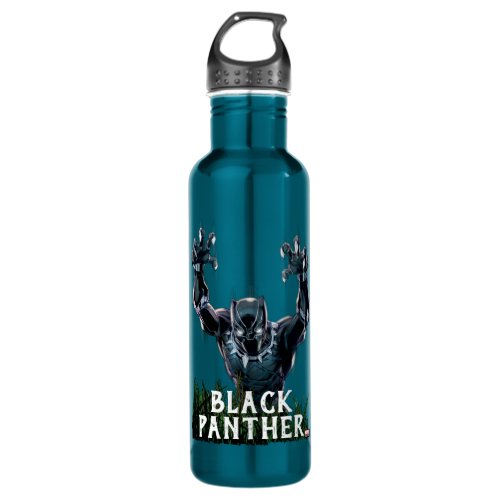 Avengers Classics  Black Panther In Tall Grass Stainless Steel Water Bottle