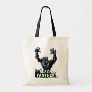 Avengers Classics Black Panther In Tall Grass Tote Bag