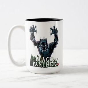 Avengers Classics   Black Panther In Tall Grass Two-Tone Coffee Mug