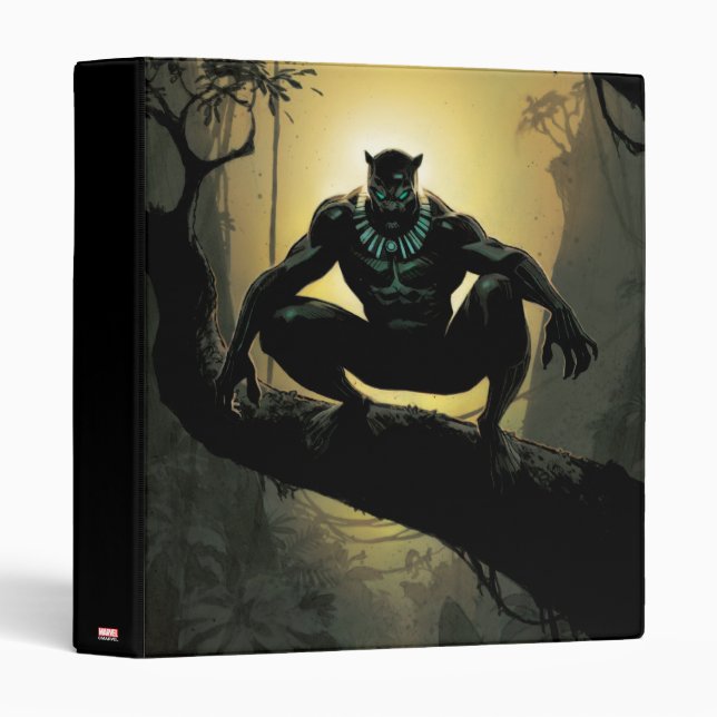 Avengers Classics | Black Panther In Tree 3 Ring Binder (Front/Spine)