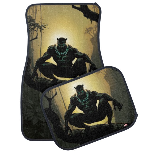 Avengers Classics | Black Panther In Tree Car Floor Mat (Set)