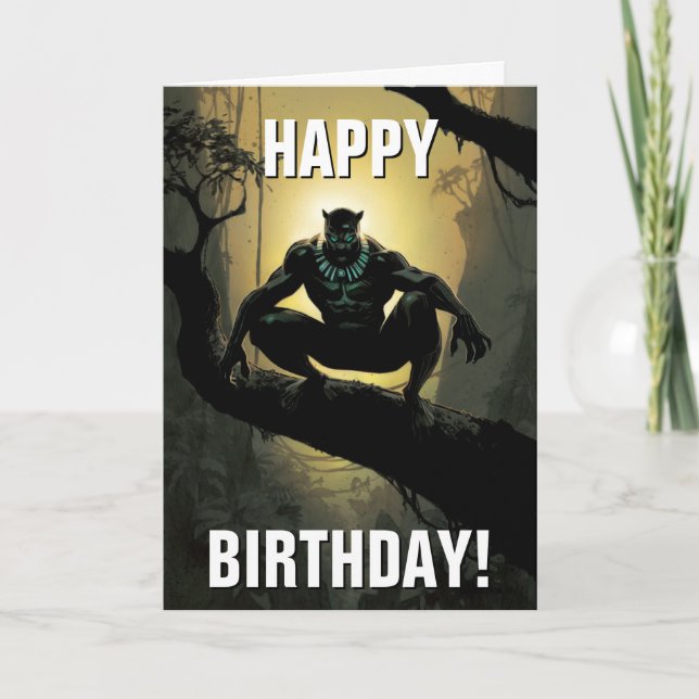 Avengers Classics | Black Panther In Tree Card (Front)