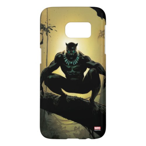 Avengers Classics  Black Panther In Tree Samsung Galaxy S7 Case