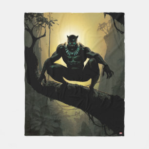 Avengers Classics   Black Panther In Tree Fleece Blanket