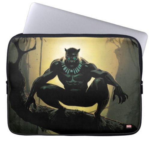 Avengers Classics  Black Panther In Tree Laptop Sleeve