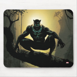 Avengers Classics   Black Panther In Tree Mouse Pad