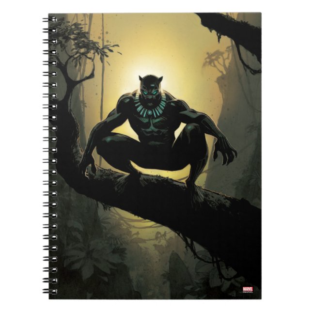 Avengers Classics | Black Panther In Tree Notebook (Front)